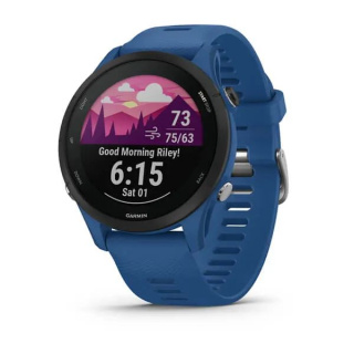 картинка Часы Garmin FORERUNNER 255 с синим ремешком от магазина DivingWolf