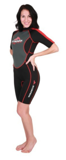 картинка Гидрокостюм укороченный женский Scorpena Shorty 2,5 мм от магазина DivingWolf