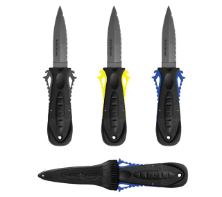 картинка Водолазный нож Squeeze Lock Titanium Stiletto от магазина DivingWolf