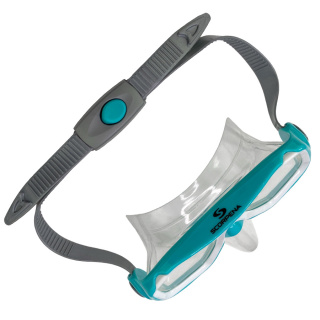 картинка Маска подростковая Scorpena, бело-зеленая от магазина DivingWolf