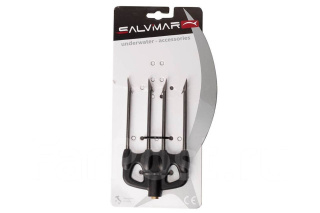 картинка Наконечник четырехзубый усиленный из нержавеющей стали Salvimar от магазина DivingWolf