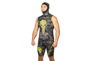 картинка Майка EPSEALON SKULL TACTICAL CAMO 2.5 мм, шлем/без рукавов от магазина DivingWolf