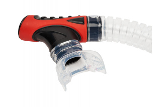 картинка Трубка SEAC SUB REVERSE DRY CLEAR/RED от магазина DivingWolf