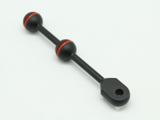 картинка Штанга 7"/17.7cm шар - шар & YS адаптером от магазина DivingWolf