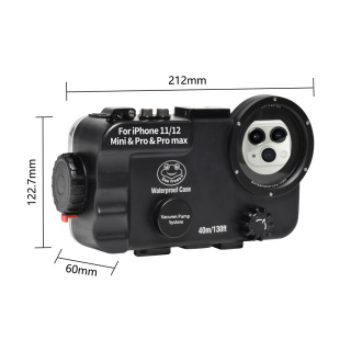 картинка Seafrogs iPhone 11/12/13 mini&Pro&Pro MAX Bluetoooth (black) для Apple iPhone 11/12 mini Pro Pro MAX с рукояткой от магазина DivingWolf