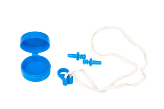 картинка Набор беруши + зажим для носа детский FLUYD голубой от магазина DivingWolf