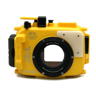 картинка Sea Frogs TG-5/TG-6 yellow подводный бокс для Olympus Tough TG-5/TG-6 от магазина DivingWolf