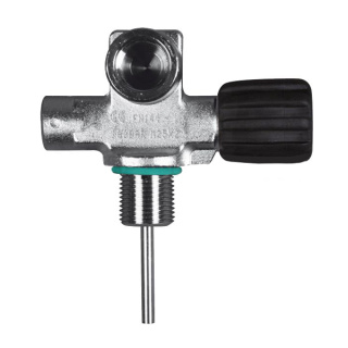 картинка Вентиль M25x2 300bar правый 1 выход DIN O2 очищенный, модульный, без заглушки BTS от магазина DivingWolf