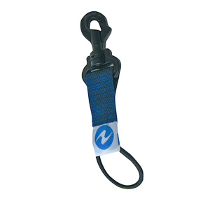 картинка Пластиковый карабин с резиновой петлей Aqua Lung от магазина DivingWolf