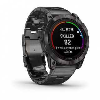 картинка Часы Garmin FENIX 7X PRO Sapphire Solar Edition Титановый угольно-серый корпус с DLC-покрытием и титановым браслетом от магазина DivingWolf