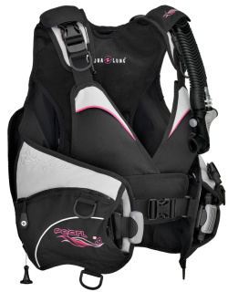 картинка Жилет-компенсатор PEARL (черный/розовый) от магазина DivingWolf