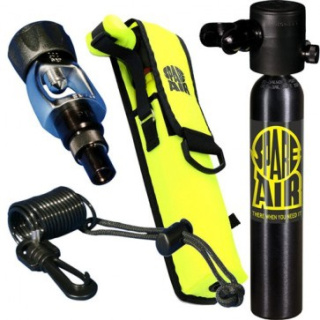 картинка Резервный источник воздуха Spare Air 300мл (черный) от магазина DivingWolf