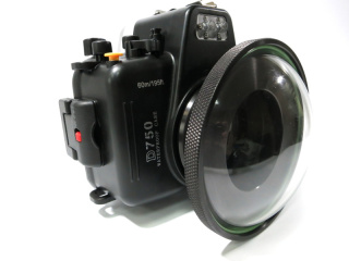 картинка Meikon D750 для Nikon D750 с портом Wide Dome Port 170 от магазина DivingWolf
