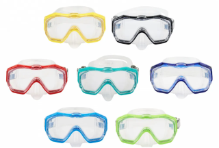 картинка Маска детская Sargan "ПАНОРАМА"  прозрачный силикон от магазина DivingWolf