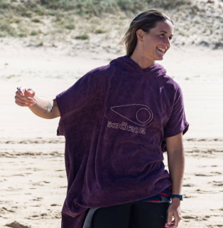 картинка Пончо SOORUZ Poncho RED EYE 3/4 Sleeves-Portugal Wine от магазина DivingWolf