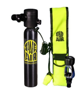 картинка Резервный источник воздуха Spare Air 300мл (черный) от магазина DivingWolf