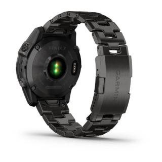 картинка Часы Garmin FENIX 7 Sapphire Solar титановый угольно-серый DLC с угольно-серым титановым DLC браслетом от магазина DivingWolf
