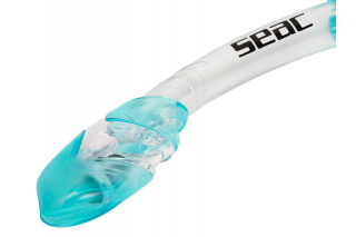 картинка Трубка SEAC SUB TRIBE DRY CLEAR/AQUAMARINE от магазина DivingWolf