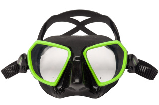 картинка Маска Salvimar Noah Черный/Ядовито-зеленый от магазина DivingWolf