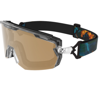 картинка Спортивные очки HILX Samurai / Matt Crystal / Gold Polarized Lens + Clear Lens от магазина DivingWolf