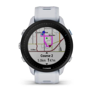 картинка Часы Garmin FORERUNNER 955 с белым ремешком от магазина DivingWolf