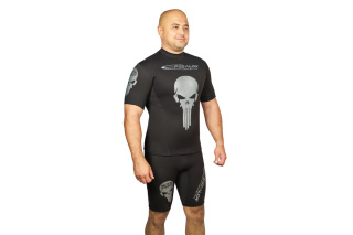 картинка Майка EPSEALON SKULL BLACK 2.5 мм, короткие рукава от магазина DivingWolf