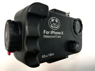 картинка Sea Frogs iPhone X Black для Apple iPhone X черный от магазина DivingWolf