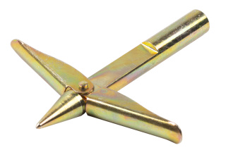 картинка Наконечник Lazio из оцинкованной стали с 2-мя флажками от магазина DivingWolf