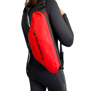 картинка Поясная водозащитная сумка Scorpena 3 л, красная от магазина DivingWolf