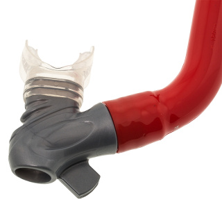 картинка Трубка Marlin Joy Red/Silver от магазина DivingWolf