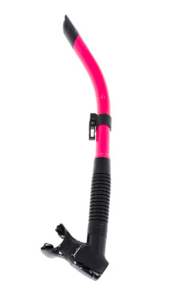 картинка Трубка Marlin Flash Pink прямая гофра от магазина DivingWolf