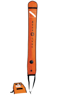 картинка Буй нейлоновый оранжевый с клапаном Aqua Lung 140 см от магазина DivingWolf