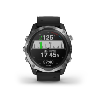 картинка Компьютер для дайвинга Garmin DESCENT MK2 SAPPHIRE стальные с черным ремешком от магазина DivingWolf
