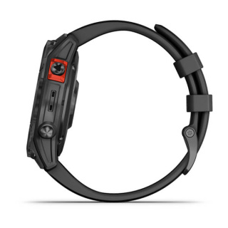 картинка Часы Garmin FENIX 7 Solar серый с черным ремешком от магазина DivingWolf