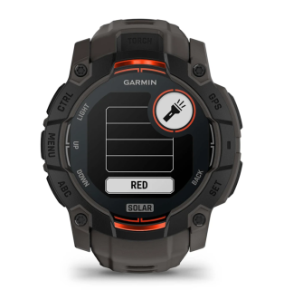 картинка Часы Garmin INSTINСT 3  50 мм, Solar, Black with Charcoal Band от магазина DivingWolf