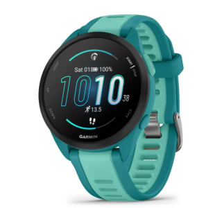 картинка ЧасыGarmin FORERUNNER 165 Music Аквамарин от магазина DivingWolf