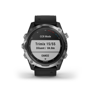 картинка Компьютер для дайвинга Garmin DESCENT MK2 SAPPHIRE стальные с черным ремешком от магазина DivingWolf