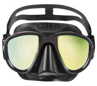 картинка Маска Alien черный силикон/зеркальные линзы O.M.E.R. от магазина DivingWolf