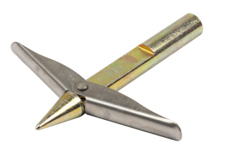 картинка Наконечник Lazio из оцинкованной стали с 2-мя короткими флажками Salvimar от магазина DivingWolf