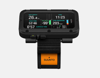 картинка Компьютер для дайвинга Suunto Nautic (текстильный ремешок) от магазина DivingWolf