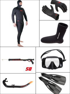 картинка Комплект начинающего подводного охотника от магазина DivingWolf