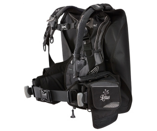 картинка Жилет-компенсатор LOTUS ( Black/Charcoal) от магазина DivingWolf