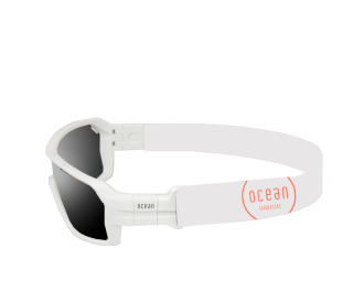 картинка Спортивные очки OCEAN Chameleon Matt White / Grey Polarized lenses от магазина DivingWolf