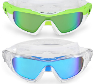 картинка Очки для плавания Aqua Sphere Vista Pro (золотые зеркальные линзы) от магазина DivingWolf