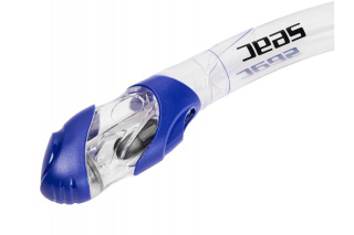 картинка Трубка SEAC SUB REVERSE DRY CLEAR/BLUE от магазина DivingWolf