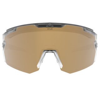 картинка Спортивные очки HILX Samurai / Matt Crystal / Gold Polarized Lens + Clear Lens от магазина DivingWolf