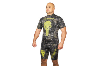 картинка Майка EPSEALON SKULL TACTICAL CAMO 2.5 мм, короткие рукава от магазина DivingWolf