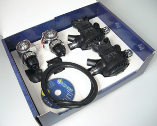 картинка Комплект TEK 3 2013 (правый и левый редуктор, 2 легочника XTX50, шланги 1 и 2 м) Apeks от магазина DivingWolf