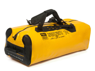 Гермо-Сумка-Рюкзак Sargan Прогрессор-110 герметичная молния 100%, вкладыш , 80л , желтый-черный,