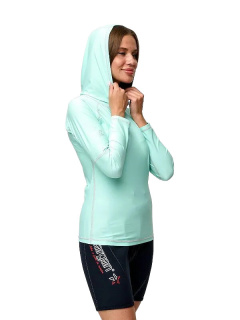 картинка Футболка рашгард САРГАН "АГИДЕЛЬ ХУДИ" женская UPF 50+ от магазина DivingWolf